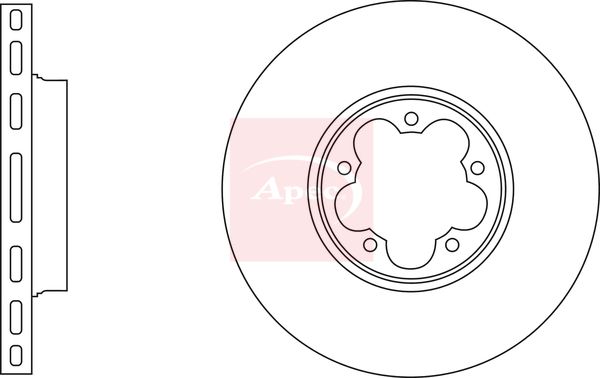 Apec Brake Disc DSK3140 - image 2