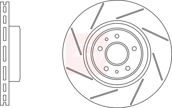 Apec Brake Disc DSK3287 - image 2