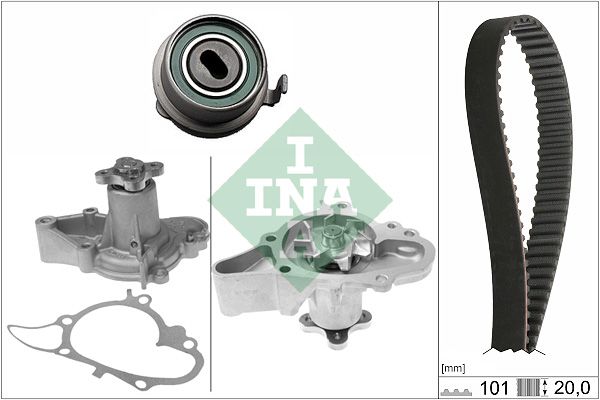INA Timing Belt Kit & Water Pump 530035531 - image 2