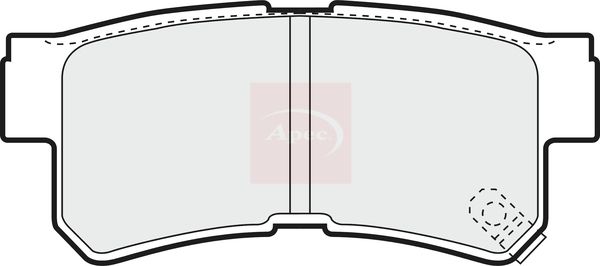 Apec Brake Pads Set PAD1245 - image 2
