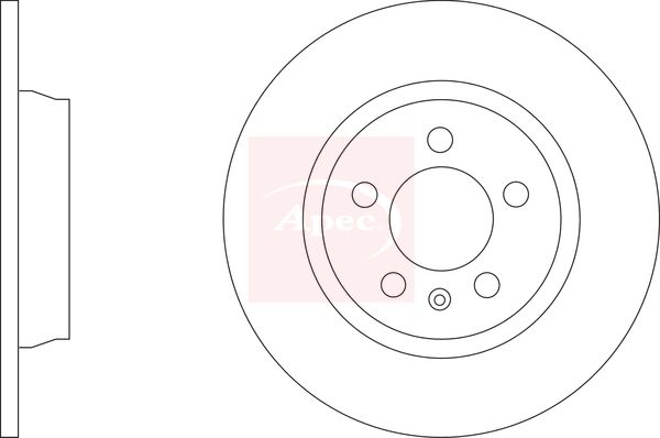 Apec Brake Disc DSK3340 - image 2