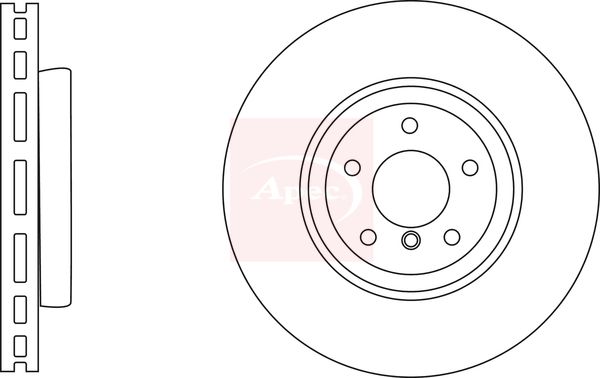 Apec Brake Disc DSK3162 - image 2