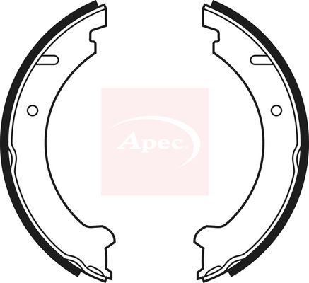Apec Brake Shoes Set SHU512 - image 2