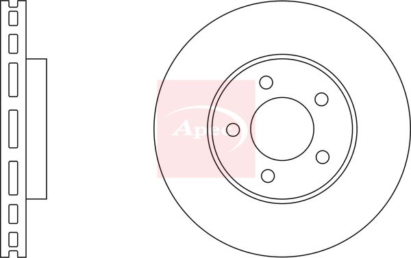Apec Brake Disc DSK2314 - image 2