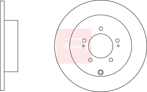 Apec Brake Disc DSK2697 - image 2