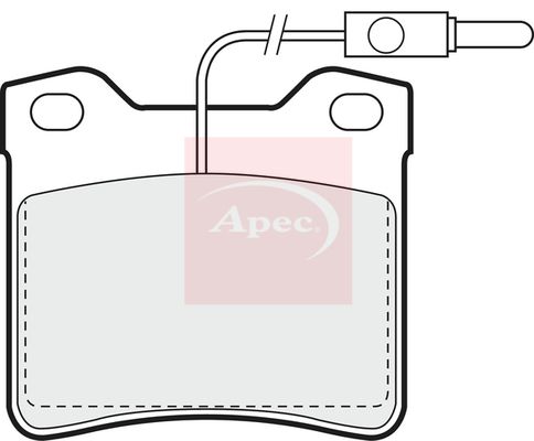 Apec Brake Pads Set PAD678 - image 2
