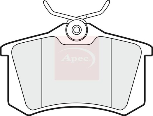 Apec Brake Pads Set PAD1190 - image 2