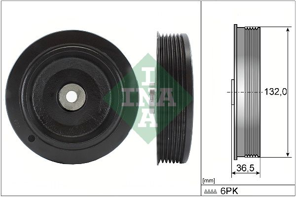 INA Crankshaft Pulley (tvd) 544000710 - image 2