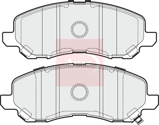 Apec Brake Pads Set PAD1918 - image 2
