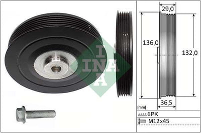INA Crankshaft Pulley (tvd) 544000720