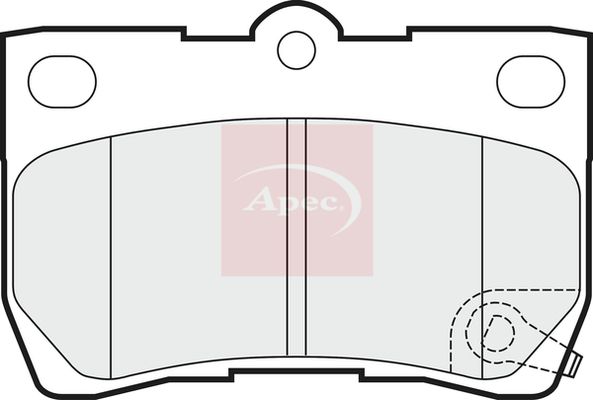 Apec Brake Pads Set PAD1482 - image 2