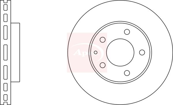Apec Brake Disc DSK677 - image 2