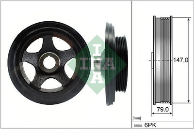 INA Crankshaft Pulley (tvd) 544014210
