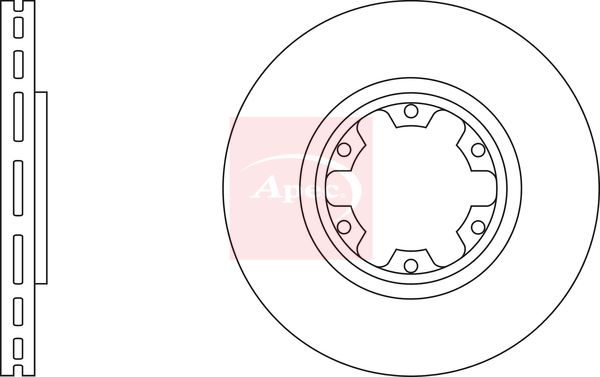Apec Brake Disc DSK2405 - image 2