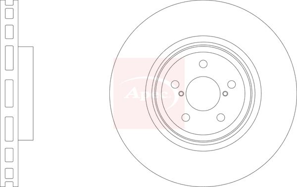 Apec Brake Disc DSK3407 - image 2