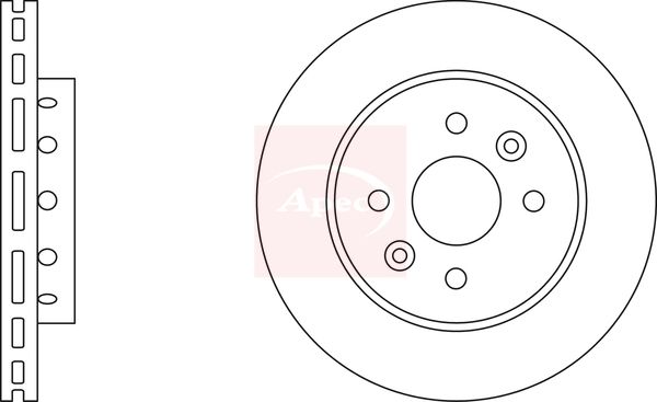 Apec Brake Disc DSK2189 - image 2