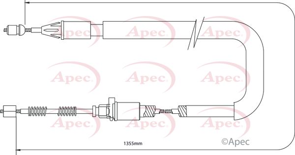Apec Handbrake Cable CAB1269 - image 2