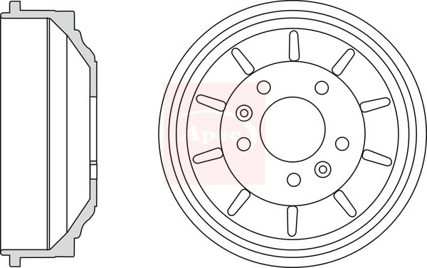 Apec Brake Drum DRM9962 - image 2