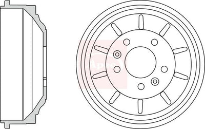 Apec Brake Drum DRM9962