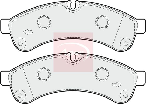 Apec Brake Pads Set PAD1645 - image 2