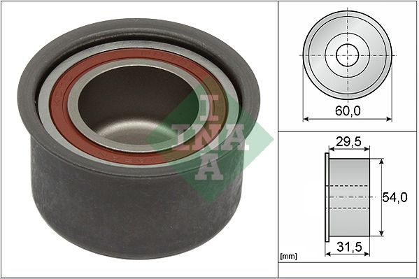 INA Timing Belt Deflection Guide Pulley 532045910 - image 2