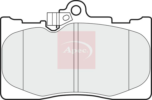 Apec Brake Pads Set PAD1493 - image 2