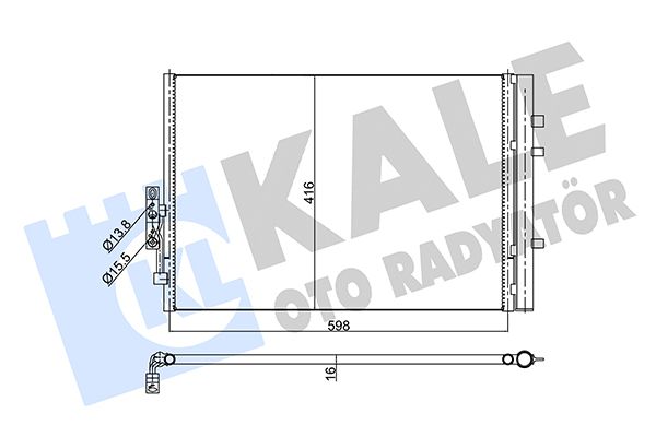NRF Air Conditioning Condenser 350540 - image 2