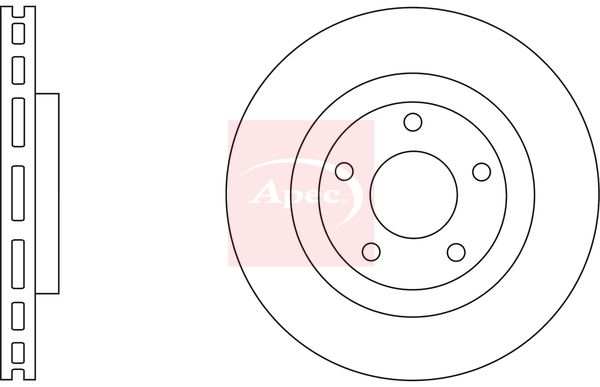 Apec Brake Disc DSK2638 - image 2
