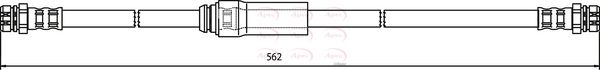 Apec Brake Hose HOS3610 - image 2
