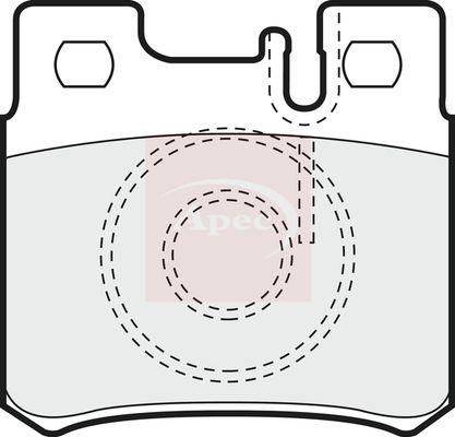 Apec Brake Pads Set PAD682 - image 2