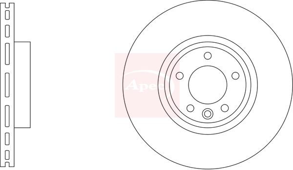 Apec Brake Disc DSK3492 - image 2