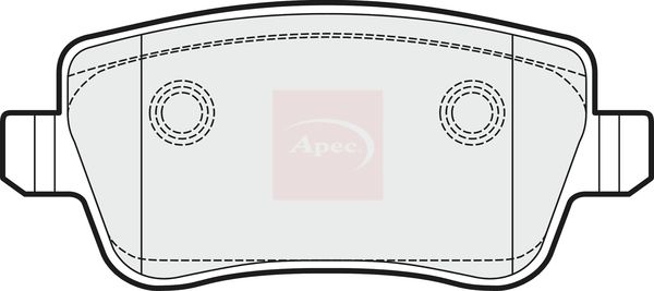 Apec Brake Pads Set PAD1506 - image 2