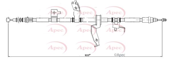 Apec Handbrake Cable CAB1635 - image 2