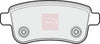 Apec Brake Pads Set PAD1689 thumbnail