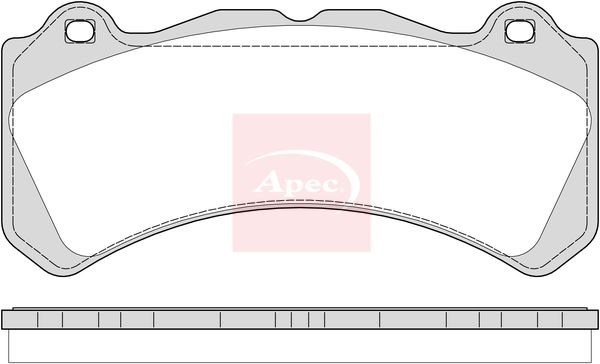 Apec Brake Pads Set PAD2377 - image 2