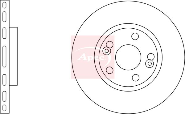 Apec Brake Disc DSK834 - image 2