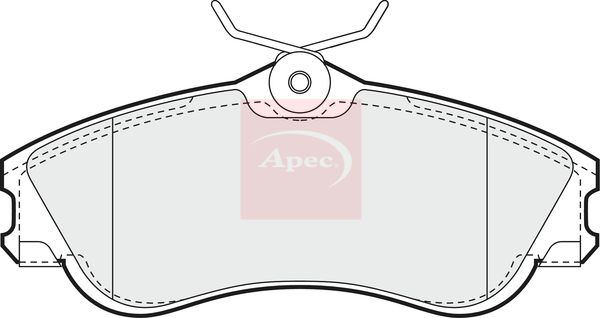 Apec Brake Pads Set PAD1001 - image 2