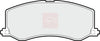 Apec Brake Pads Set PAD1028 thumbnail