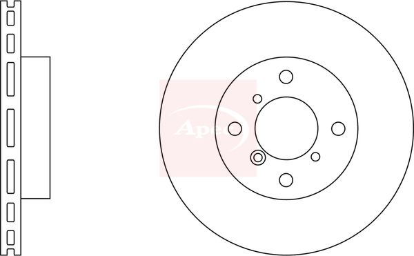Apec Brake Disc DSK2073 - image 2
