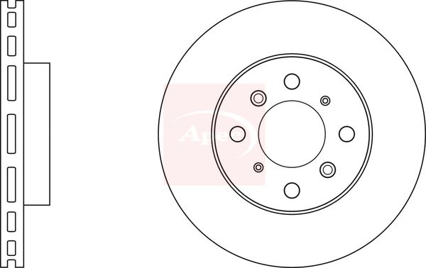 Apec Brake Disc DSK3068 - image 2