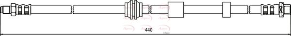 Apec Brake Hose HOS3621 - image 2