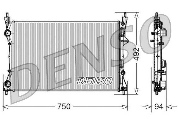 Denso Radiator DRM09171 - image 2