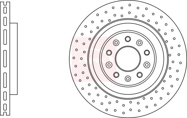 Apec Brake Disc DSK3217 - image 2