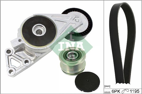 INA Drive Belt Kit 529047020 - image 2