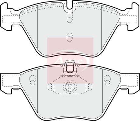Apec Brake Pads Set PAD1341 - image 2