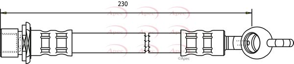 Apec Brake Hose HOS3695 - image 2