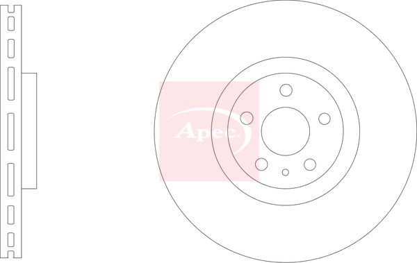 Apec Brake Disc DSK3328 - image 2