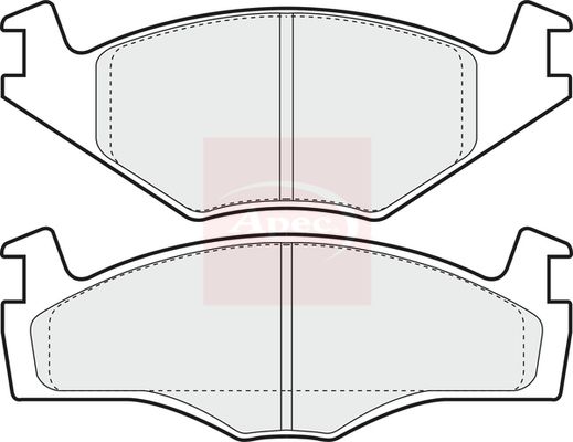 Apec Brake Pads Set PAD855 - image 2