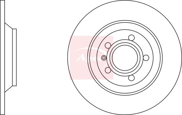 Apec Brake Disc DSK3437 - image 2