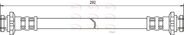Apec Brake Hose HOS3049 - image 2